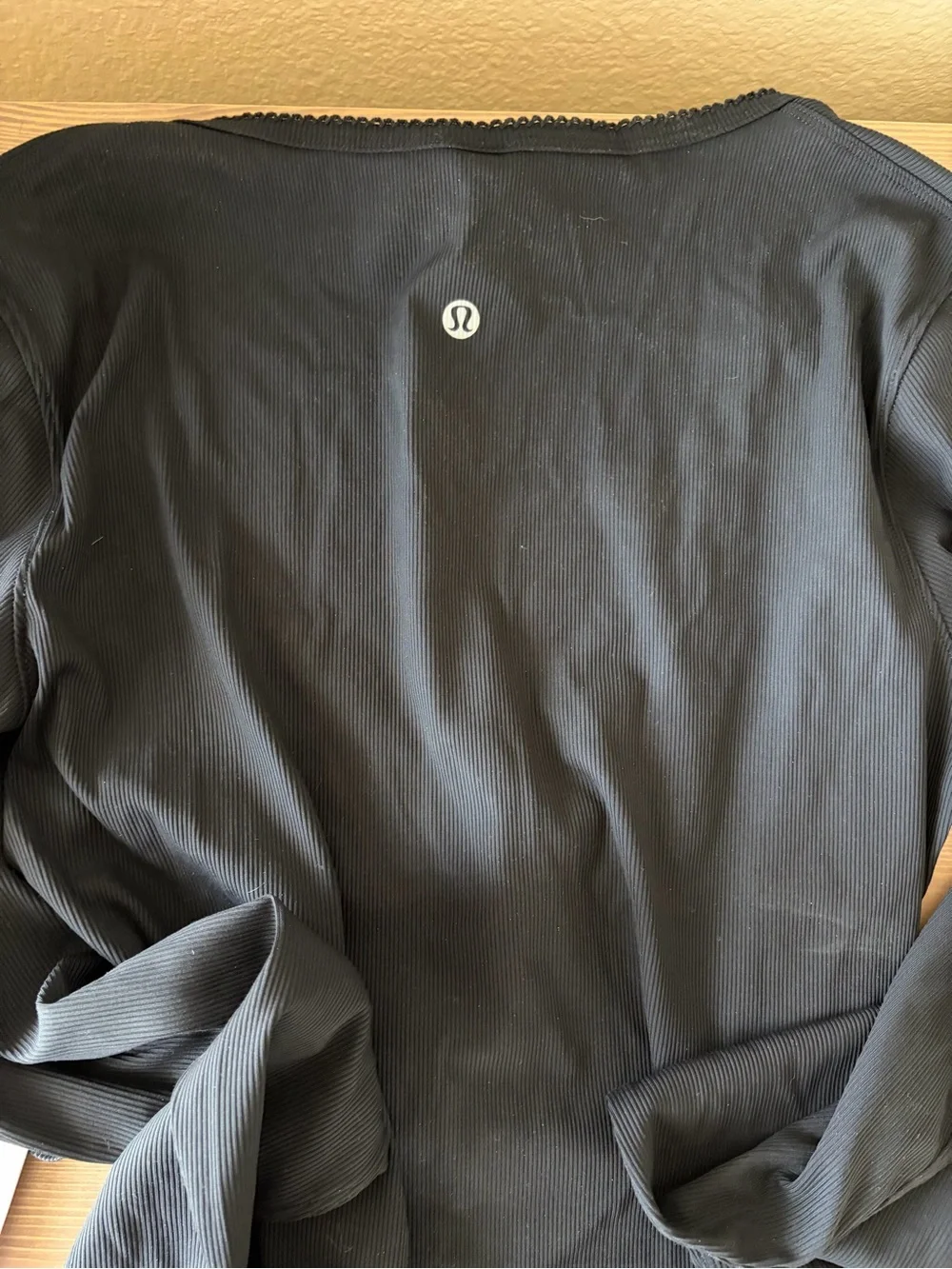 Lululemon Nulu Rib Wrap-Front Long Sleeve *Heart* Size L* NWT